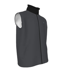 All-Over Print Men's Stand-up Collar Vest