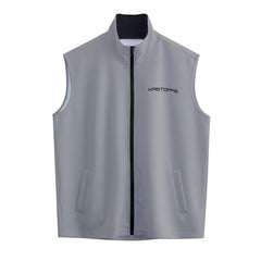 All-Over Print Men's Stand-up Collar Vest